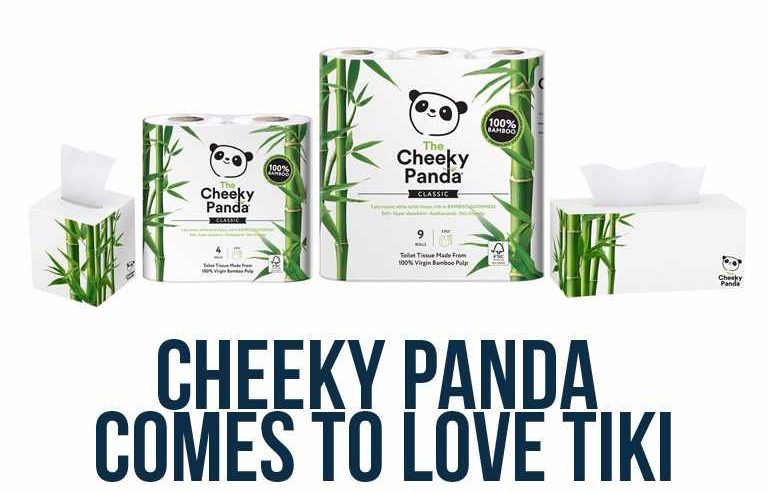 cheeky panda toilet roll and tissues
