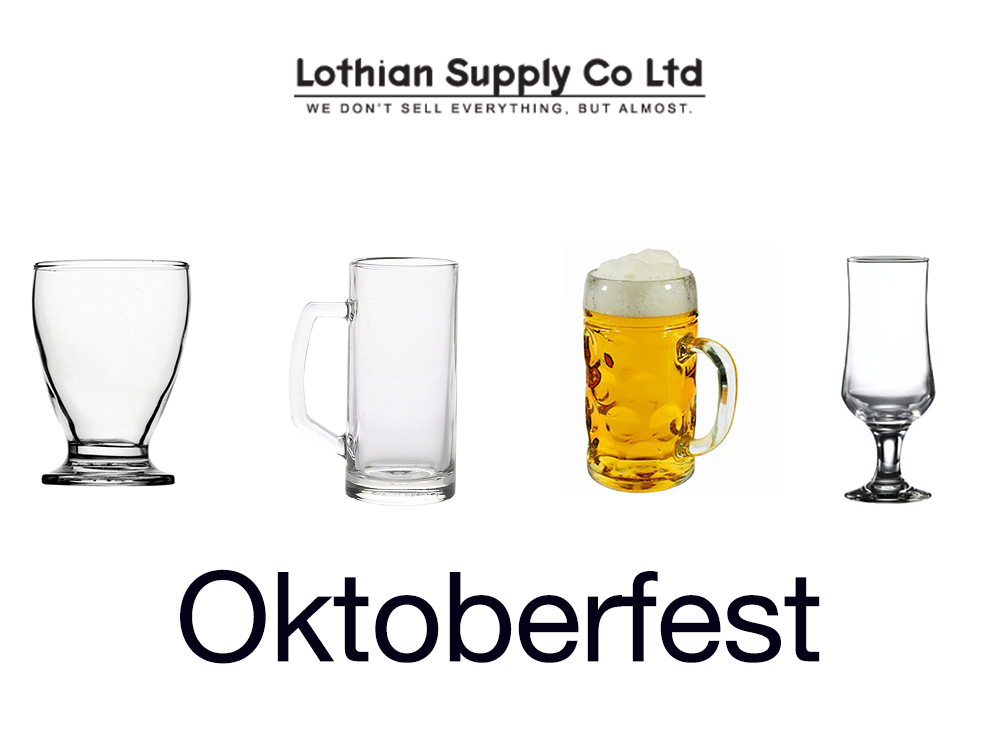 Lothian Supply Company beer glasses